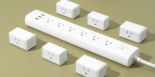 Several electrical outlets and a power strip AI-generated content may be incorrect.